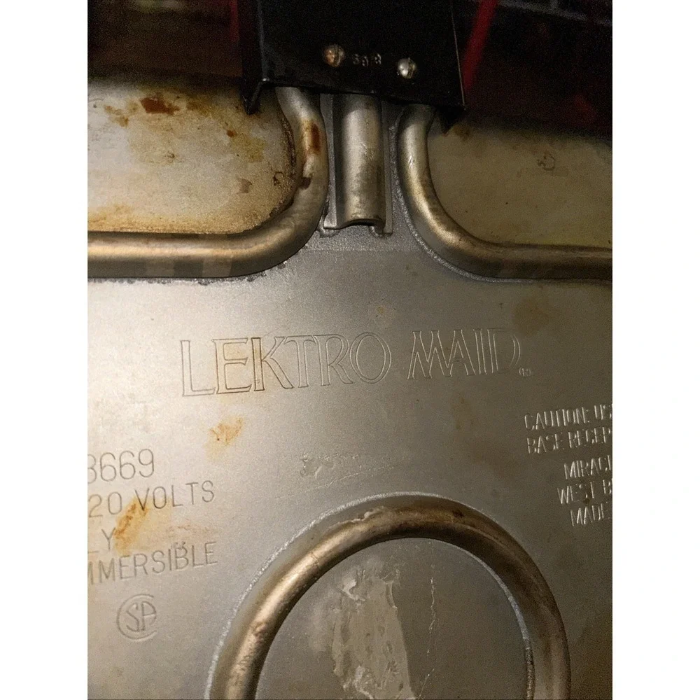 LEKTRO MAID Electric Skillet #13669 Miracle Maid West Bend W/ Tray & Plug Works